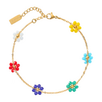 FLOURISH RAINBOW. ANKLET