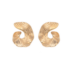 FLOWING SWIRL HOOPS.