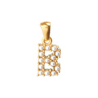 PEARL LETTER PENDANT.